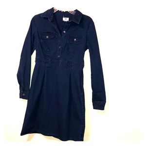 Dark denim dress